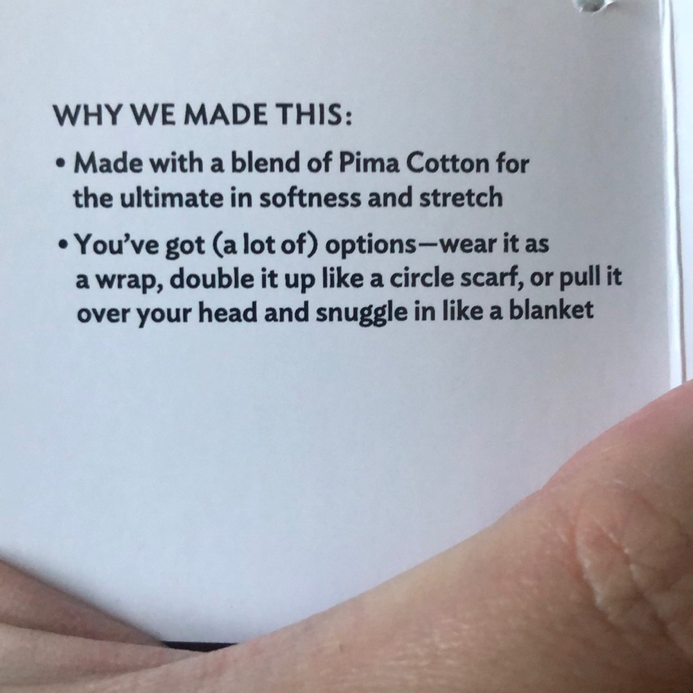 Lululemon Sage Scarf *Cotton - Picture 4 of 5
